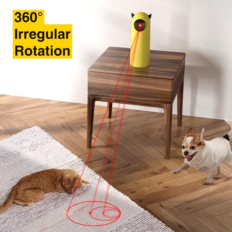 LED Laser Cat Toys Interactive Smart Teasing Pet Handheld Electronic Indoor Random Automatic Laser Cats Toy Accessories for Cat - My Store