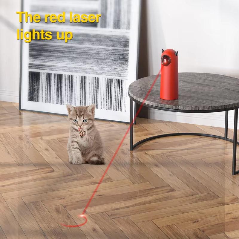 LED Laser Cat Toys Interactive Smart Teasing Pet Handheld Electronic Indoor Random Automatic Laser Cats Toy Accessories for Cat - My Store