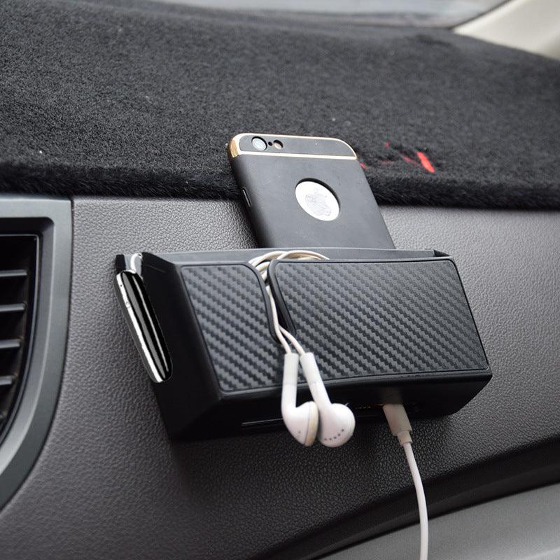 Manufacturers Supply Removable Sticky Imitation Carbon Fiber Mobile Phone Storage Box - My Store