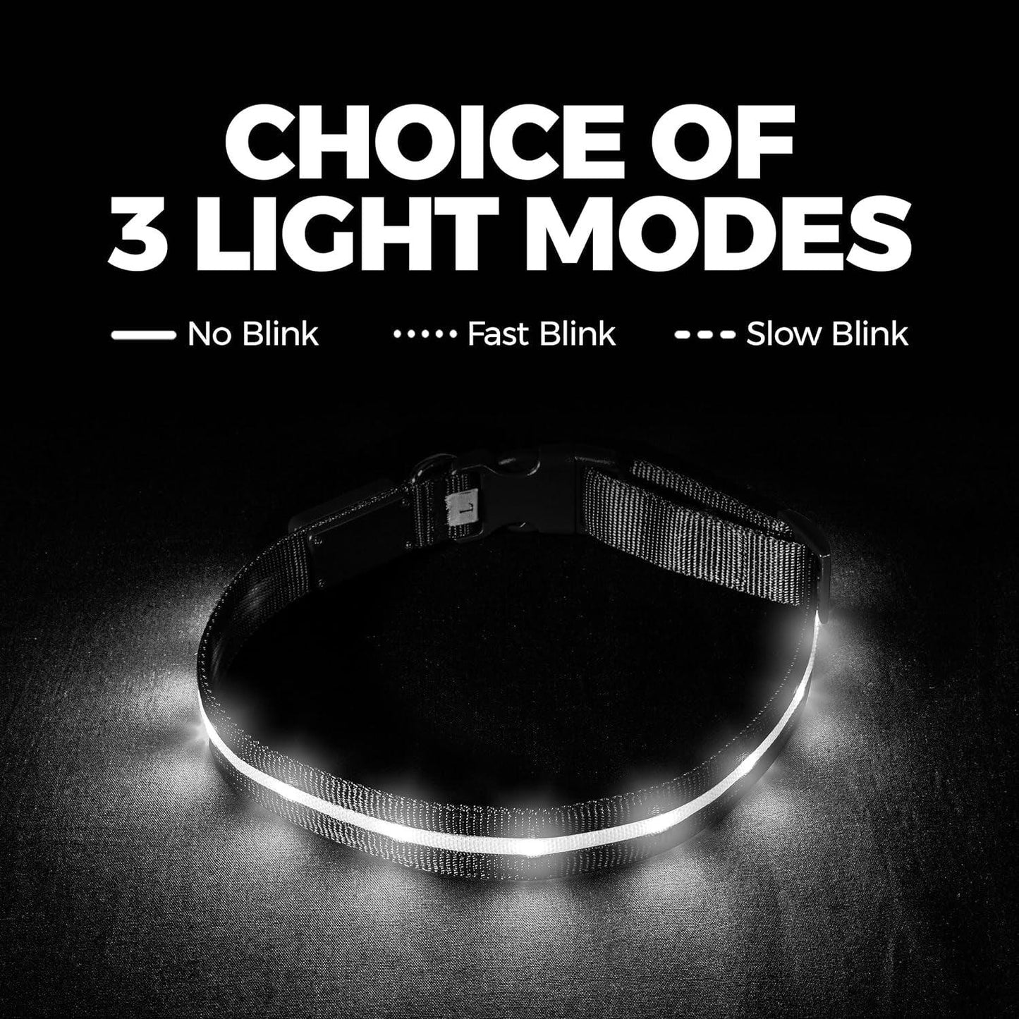 Brightest Light up Dog Collars - the Original LED Dog Collar with 1,000 Feet of Visibility - USB Rechargeable Waterproof Dog Collar Light - Dog Lights for Night Walking - USA Brand - My Store