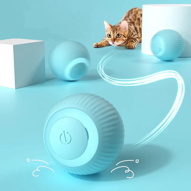 Cat Interactive Ball Smart Cat Toys Indoor Automatic Rolling Magic Ball Electronic Interactive Cat Toy Cat Game Accessories - My Store