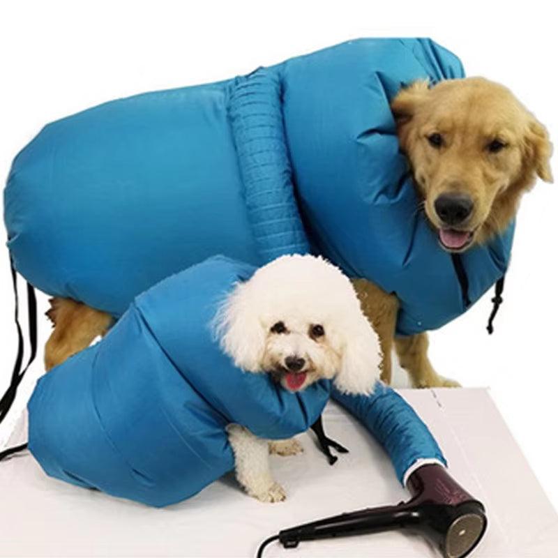 Portable Pet Drying Bag Folding Dog Hair Dryer Box Blow Bag Pet Grooming Dry Bag Dog Blowing Cat Bathing Pet Hair Drying Clothes - My Store