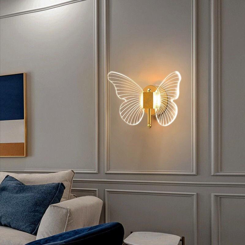 Bedroom Bedside Lamp Living Room Showcase Butterfly Table Lamp - My Store