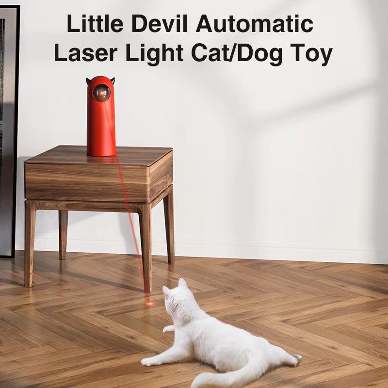 LED Laser Cat Toys Interactive Smart Teasing Pet Handheld Electronic Indoor Random Automatic Laser Cats Toy Accessories for Cat - My Store