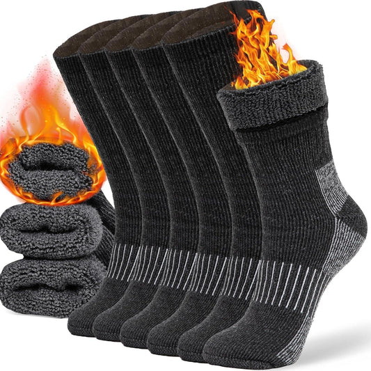 Merino Wool Socks Casual Warm Socks for Winter Cozy Boot Socks for Men & Women - My Store